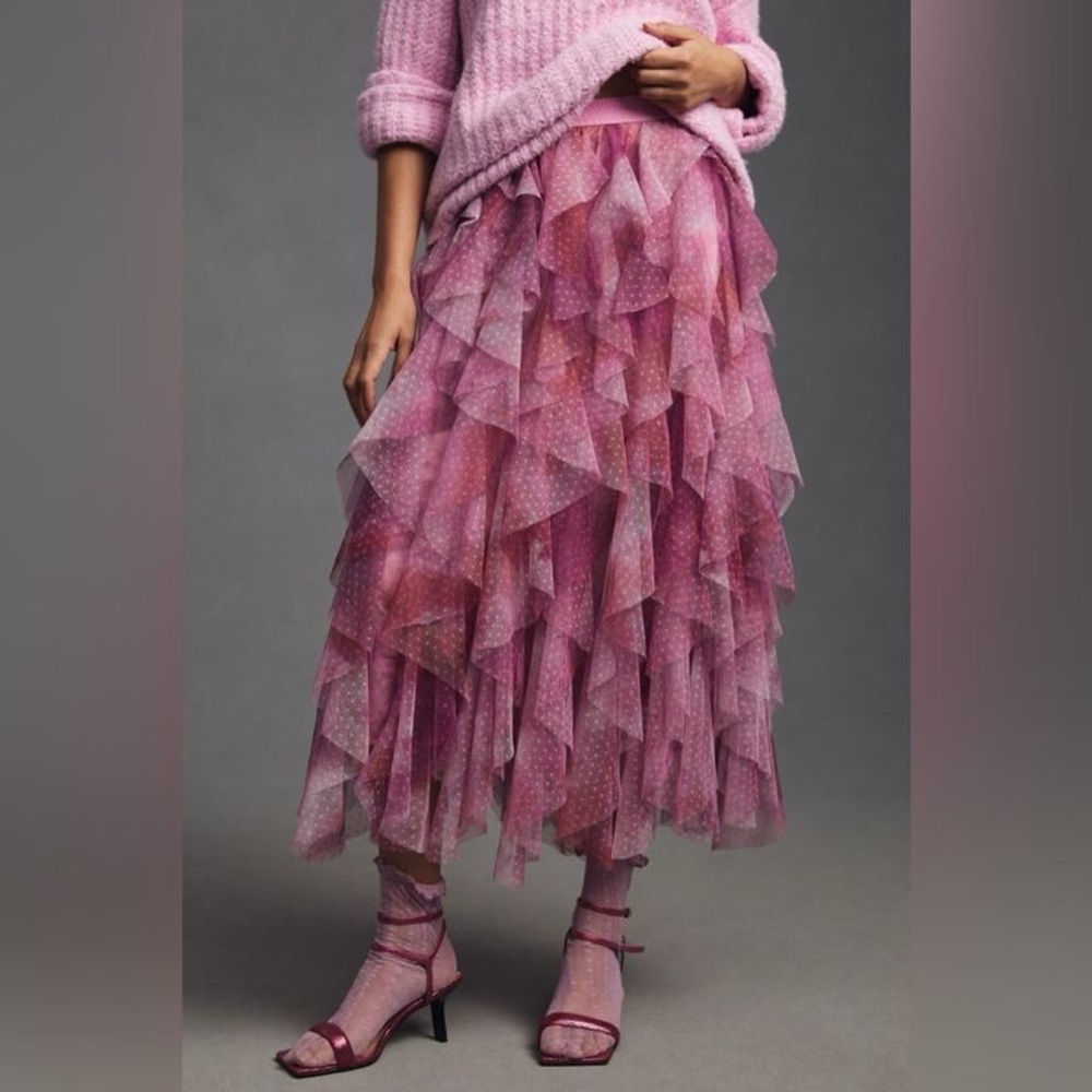 Anthropologie tulle Skirt